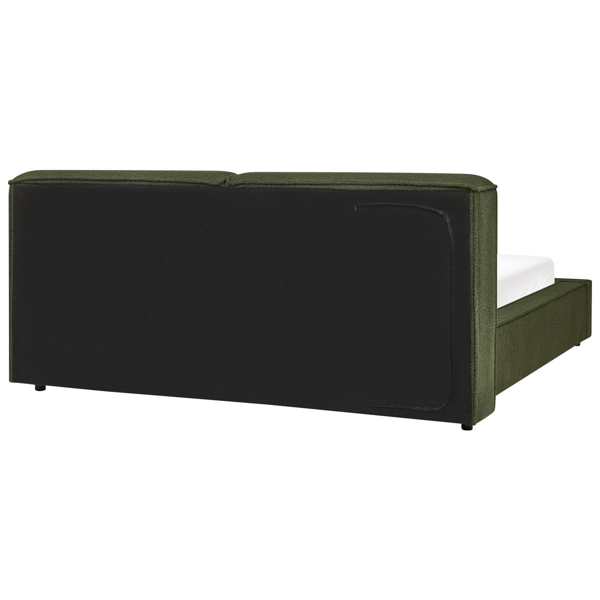 POLSTERBETT mit Lattenrost 160x200 cm Grün Linards - Grün, Textil (160/200cm) - Beliani