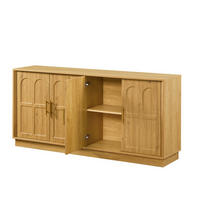 KOMODA 169/40/80 cm z nastavljivimi policami, zaščito proti prevrnitvi in MDF izdelavo, Naravna - naravne barve, leseni material (169/80/40cm) - Redom