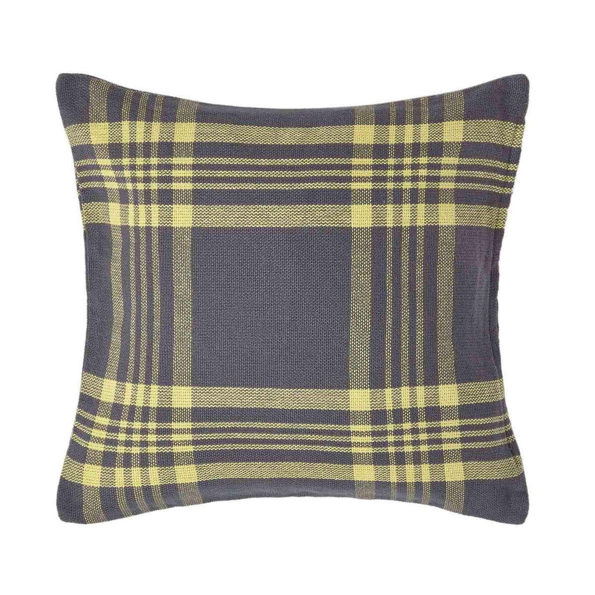 KISSENHÜLLE Schottenkaro 45/45 cm - Grau, Textil (45/45cm) - Homescapes