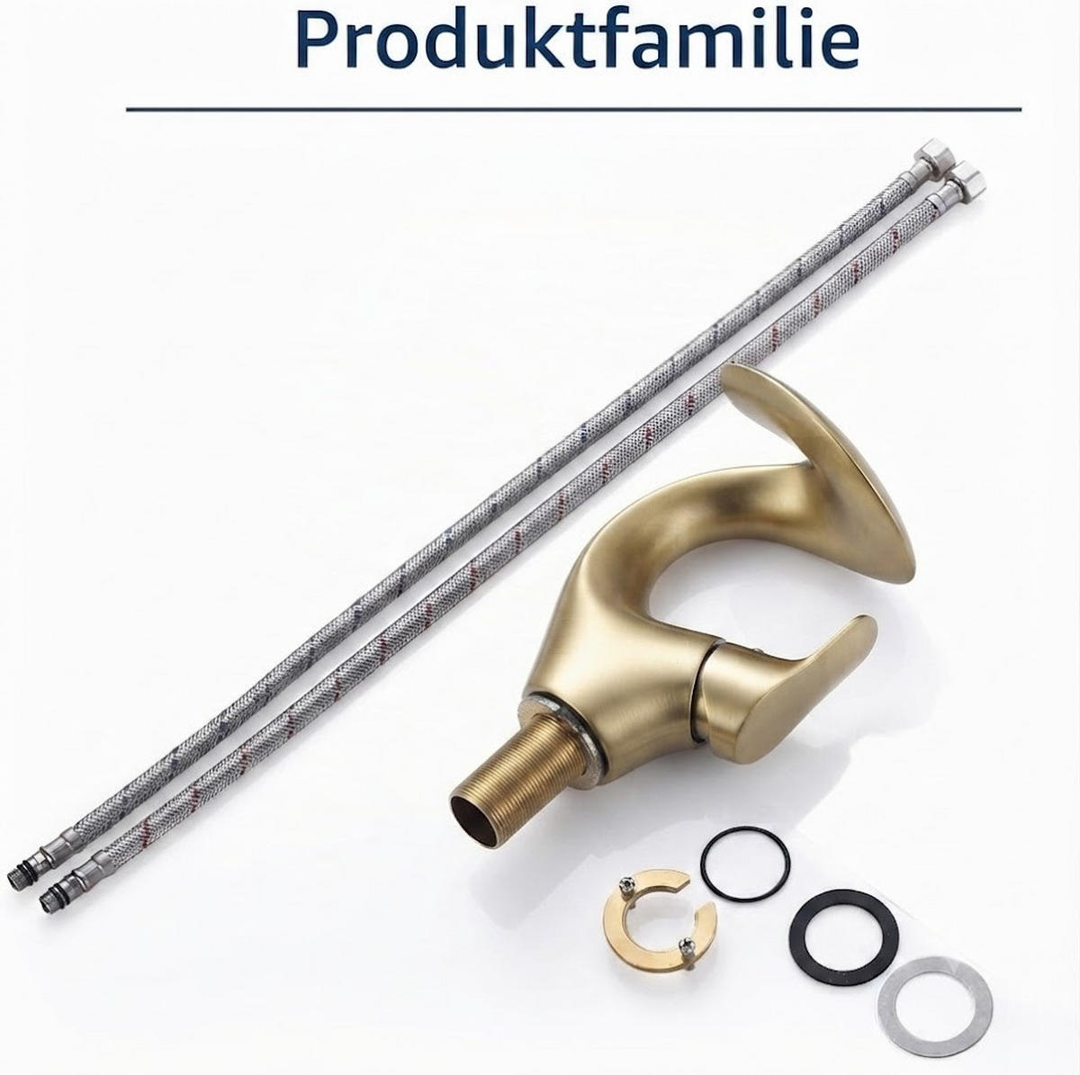 ARMATUR, kunstvolles Golddesign, 160 x 134 mm, aus Messing - Goldfarben, Metall (26/16/24cm) - Vallsero