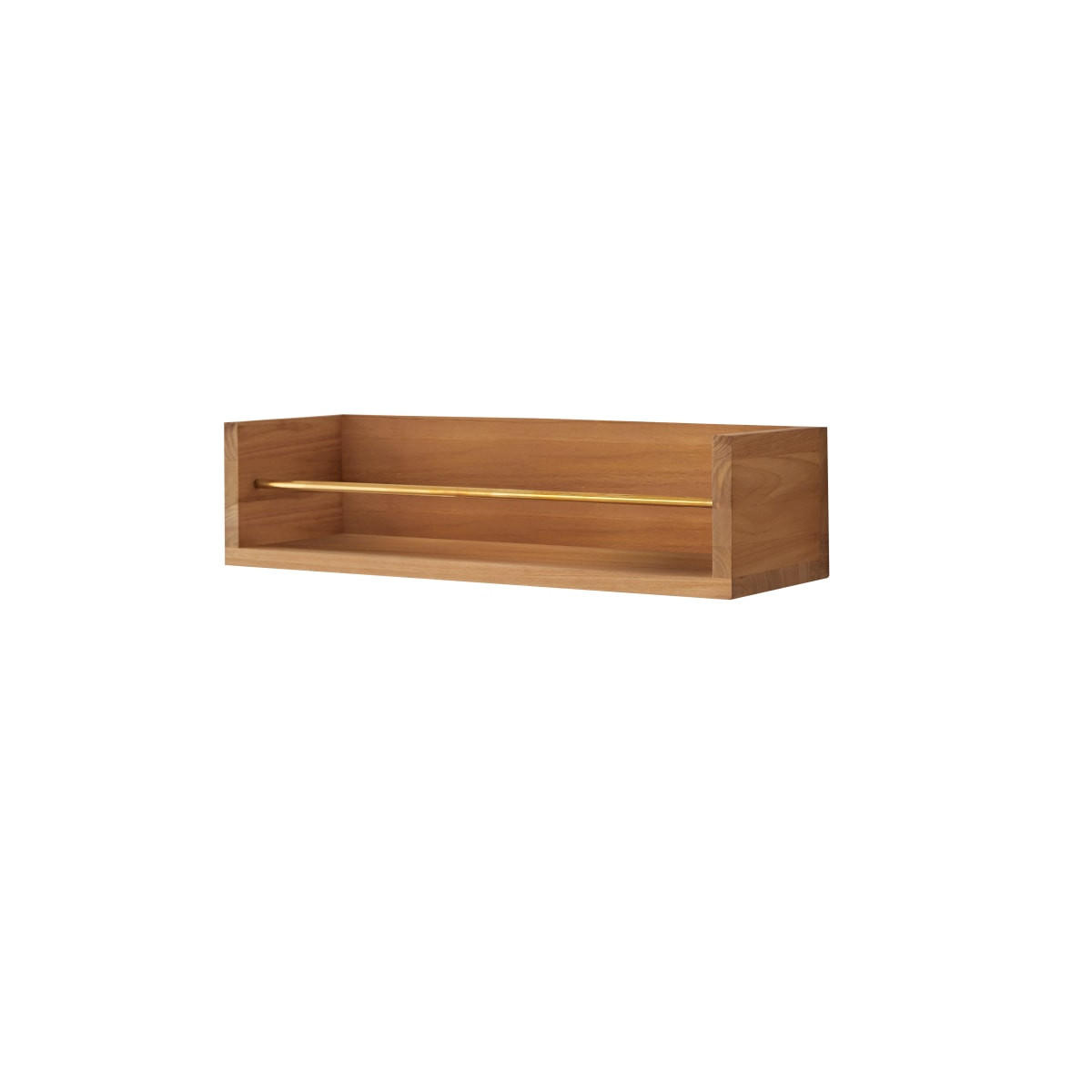 BADREGAL Sasha Natur aus Teak - Naturfarben, Holz (60/15/20cm) - Tikamoon