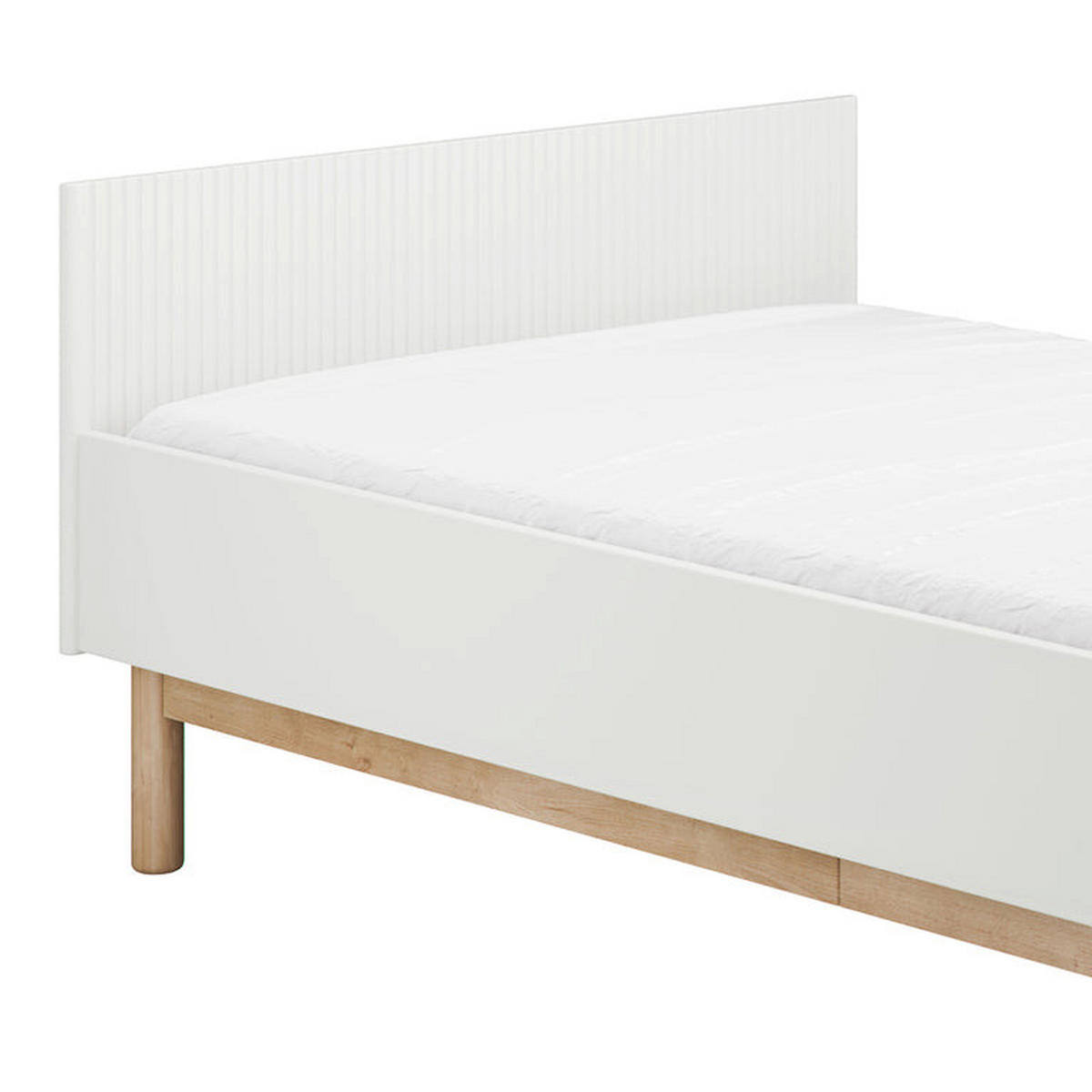 POSTEL 90/200 Miloo Bílá - bílá, kompozitní dřevo (90/200cm) - Petits-meubles