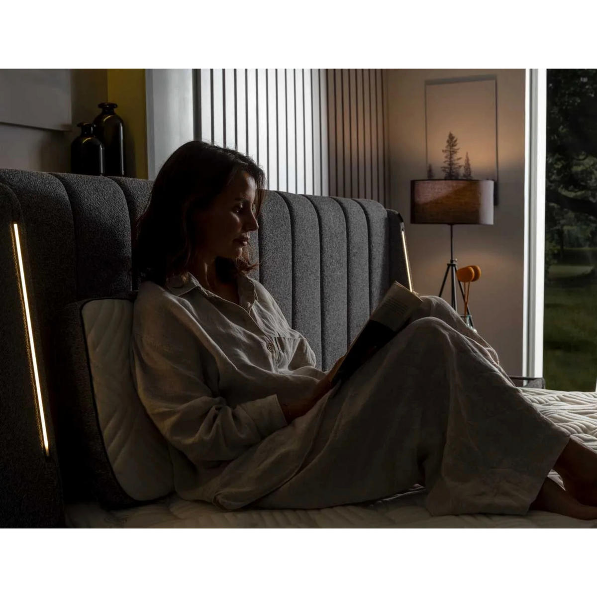 BOXBETT Blacksand 90x200 - Grau, Holz/Metall (90/200cm) - Bambi