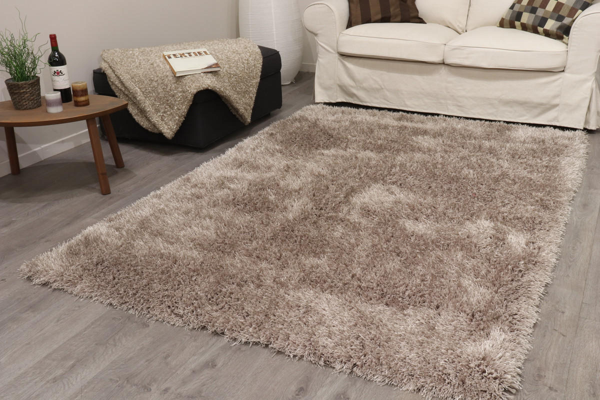 HOCHFLOR-TEPPICH Soho Taupe 200x290 cm - Multicolor, Textil (200/290cm) - Vercai Rugs