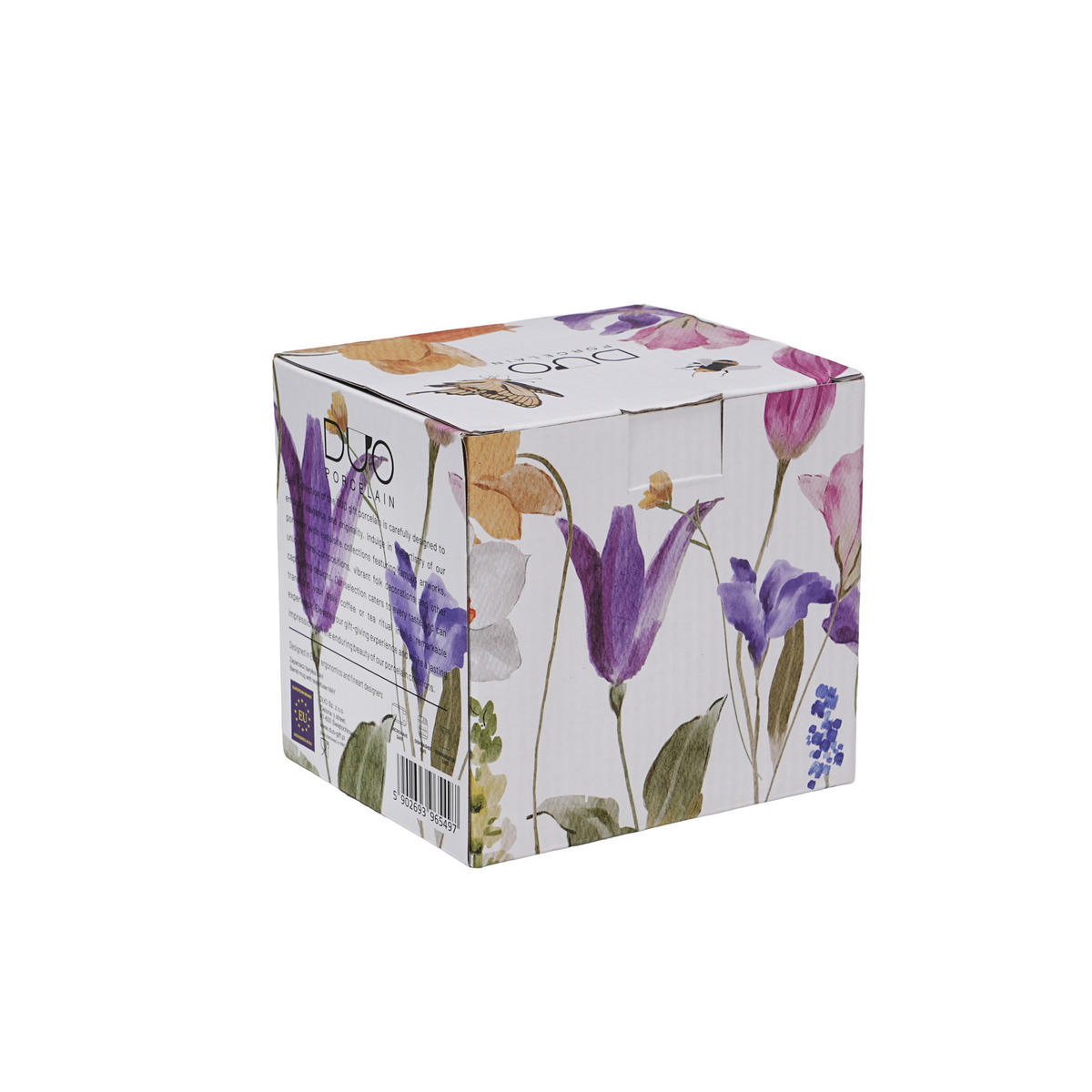 TEETASSE mit Sieb in Fassform MAY - Weiß, Keramik (0.43L) - DUO PORCELAIN