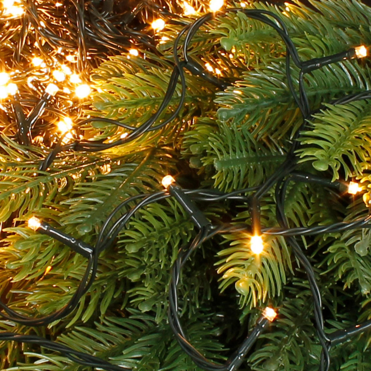 WEIHNACHT CLUSTER 240LED - Grün, Kunststoff (1800cm) - ECD-Germany