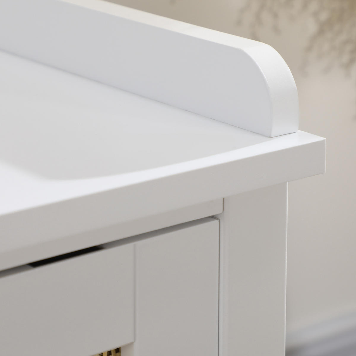 KONSOLENTISCH Weiß MDF 1 Stück - Weiß, Kunststoff (80/35/45cm) - GiPP
