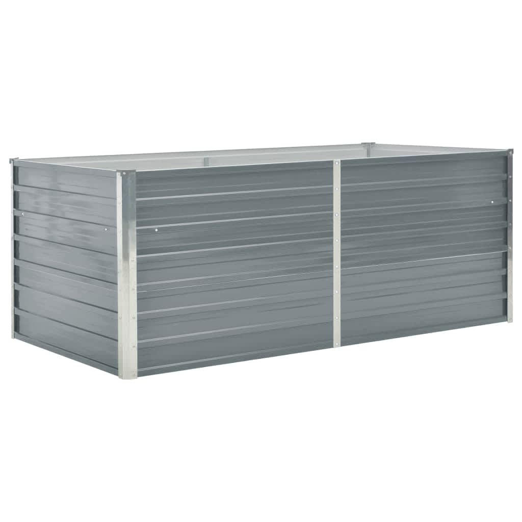 vidaXL Hochbeet Grau 80x45x160 cm