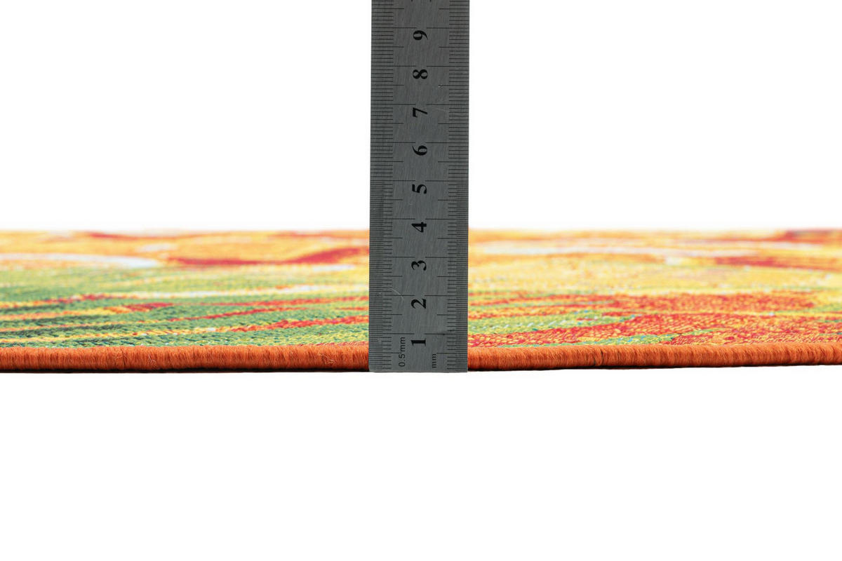 OUTDOORTEPPICH Rantum Beach 140x140 cm - Orange, Textil (140/140cm) - Sansibar SYLT