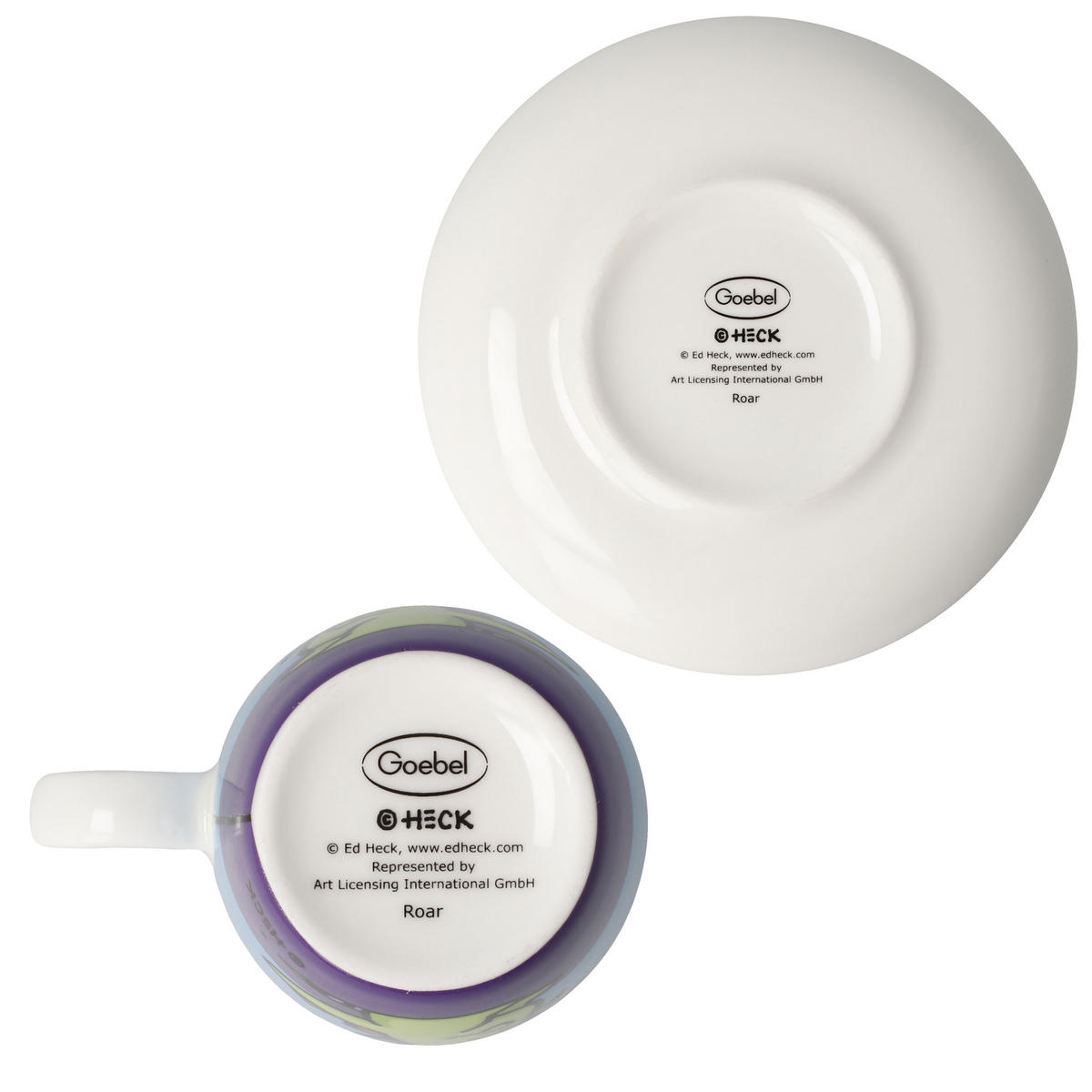 ESPRESSOTASSE Ed Eck- Roar, Fine Bone China, Bunt, 100 ml - Multicolor, Keramik (0.1L) - Goebel