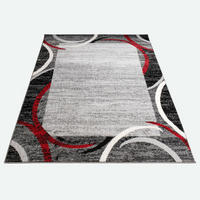 KURZFLOR-TEPPICH SINAI 059 ROT 80X150 - Rot, Kunststoff (80/150cm) - Paco Home