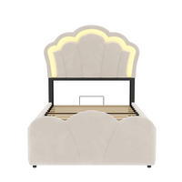 KINDERBETT 90/200 cm Beige - Beige, Textil