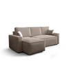 ECKSOFA L AMBRO Poso 02 Links mit Schlaffunktion - Beige, Textil (232/143cm) - Bedante