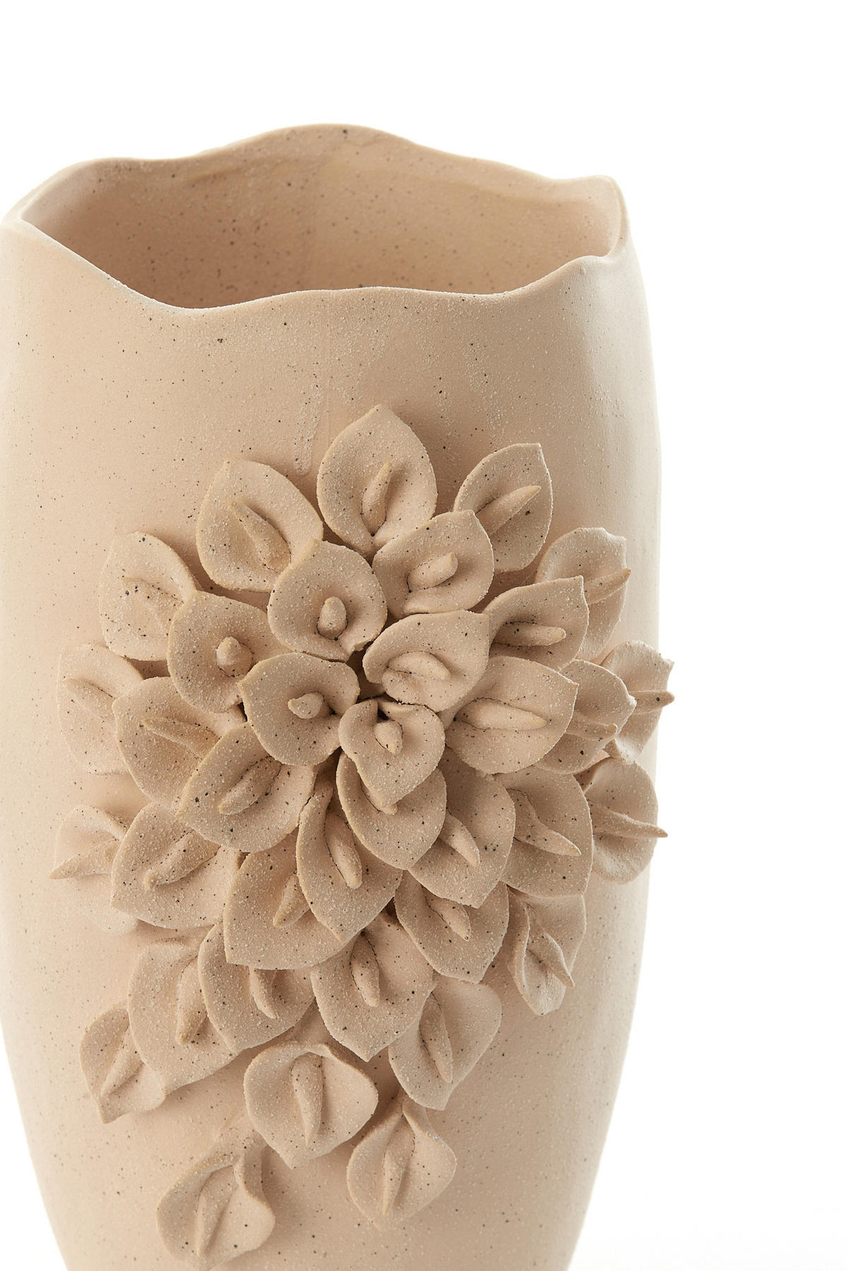 VASE Amiata Weiß 23/19/35,5 cm - Weiß, Keramik (35.5cm) - Light & Living