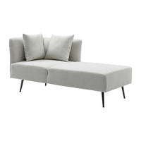 RECAMIERE ohne Schlaffunktion - 1 -Sitzer - Polyester - cremefarben - NAPASA - Creme, Textil (162/77/82cm) - Vente-Unique