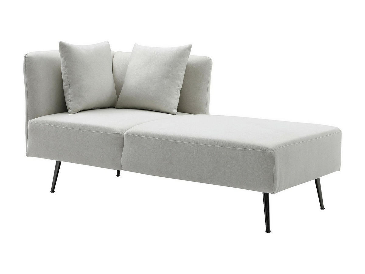 RECAMIERE ohne Schlaffunktion - 1 -Sitzer - Polyester - cremefarben - NAPASA - Creme, Textil (162/77/82cm) - Vente-Unique