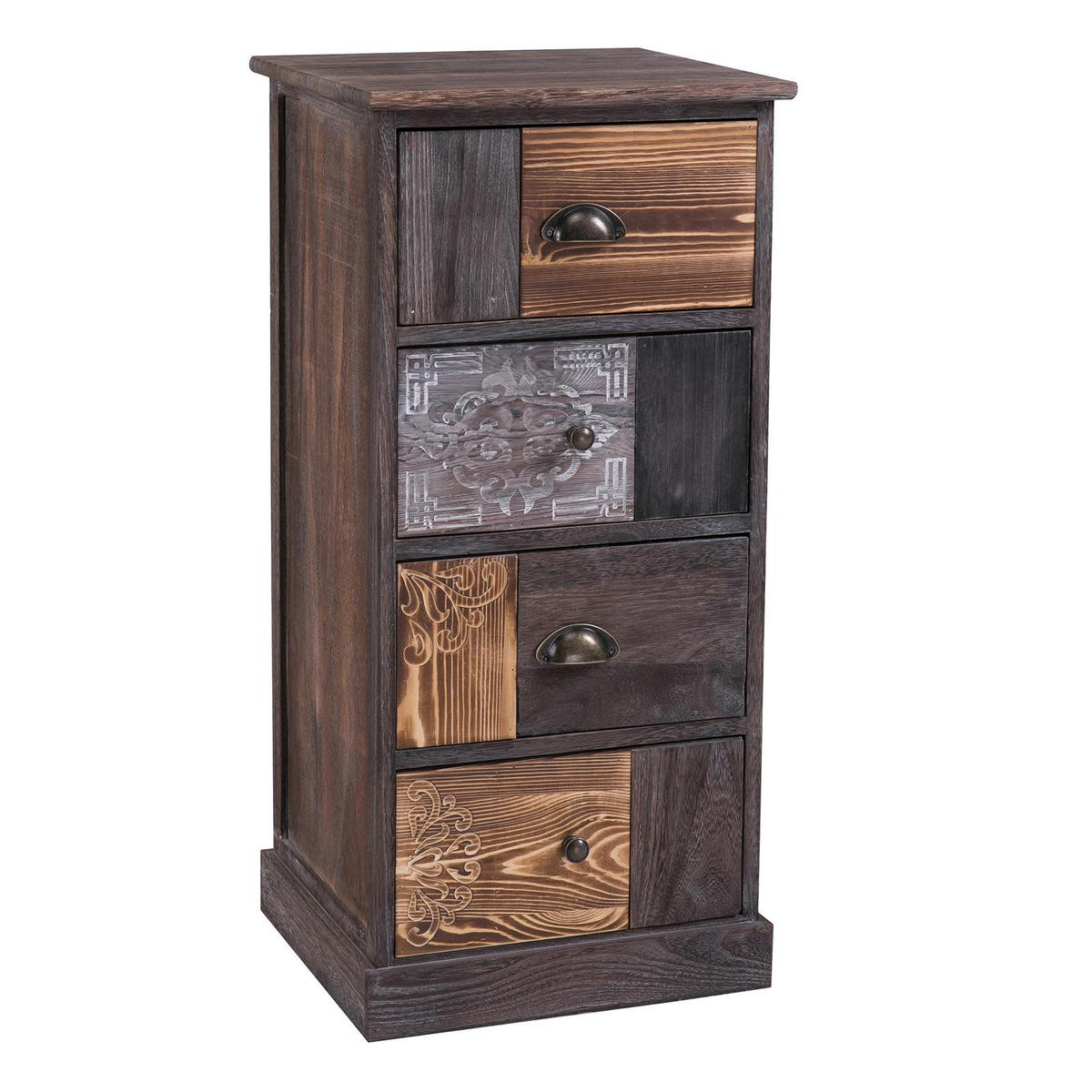 KOMMODE MARA - Graubraun, Holz (40/84/37cm) - CARO-Möbel