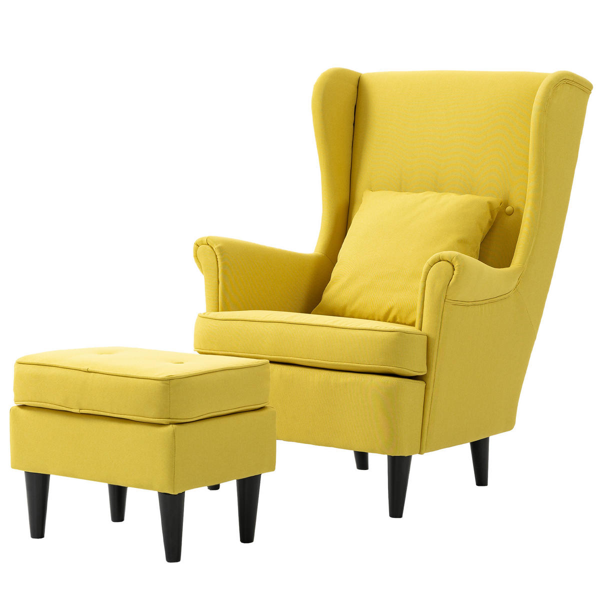 SESSEL Gelb 83.0/75.0/104.0cm - Gelb, Textil (75/104/83cm)