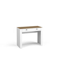 KONSOLENTISCH Mossa Weiß, mit Schubladen - Weiß, Holzwerkstoff (50/102/79cm) - Bettso