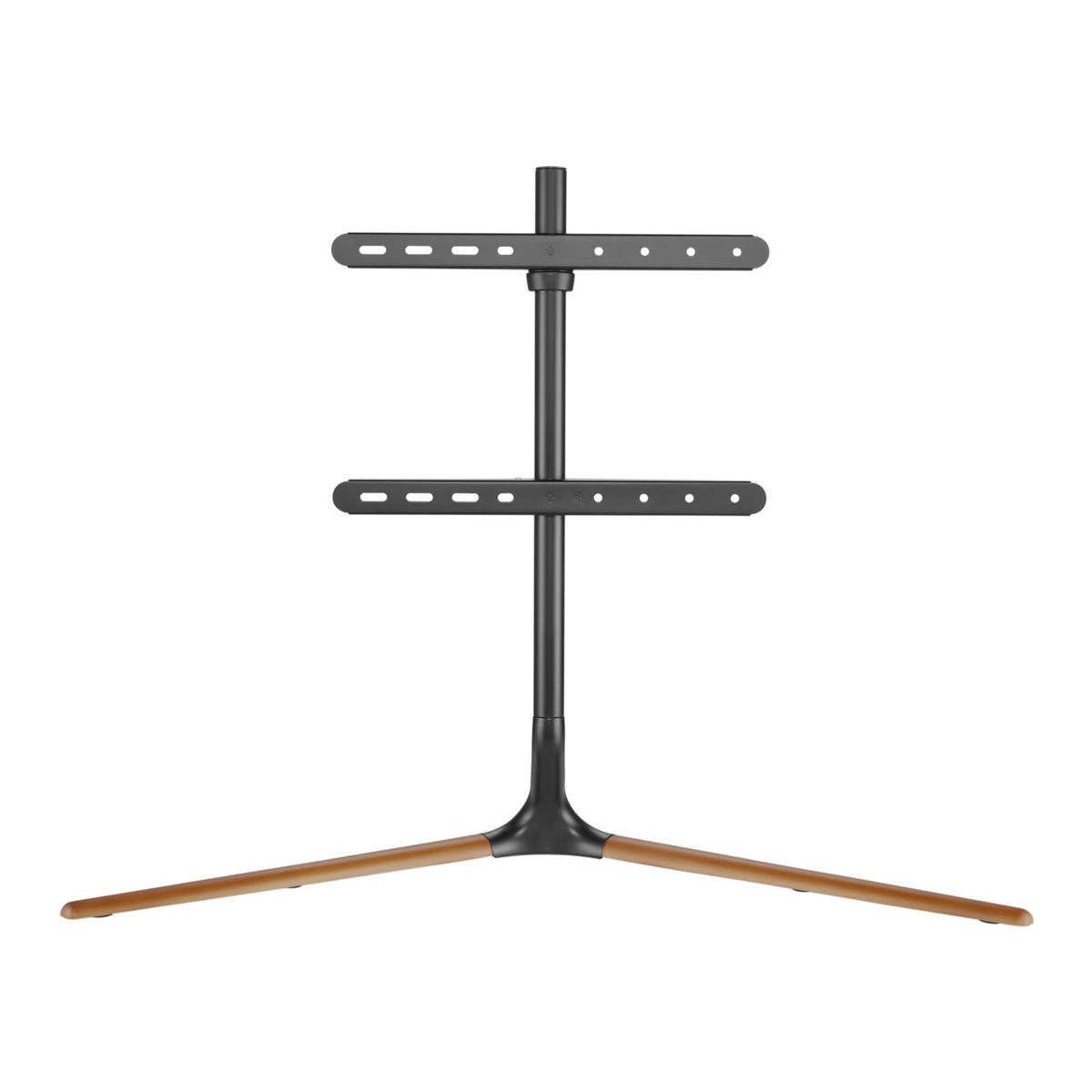 TV-STANDFUSS Ystad - Buchefarben/Schwarz, Holz/Kunststoff (97/76.5/35cm) - pro.tec