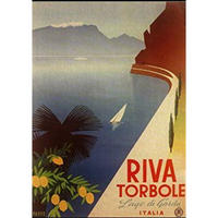 POSTER Riva Torbole Frankreich & Italien A4 Rahmenlos - Klar, Papier (29.7/5/21cm) - Nacnic
