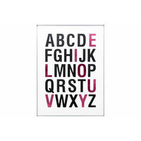 WANDBILD Rosa 60/80 cm - Pink/Schwarz, Glas (3.01/80cm) - KUNSTLOFT