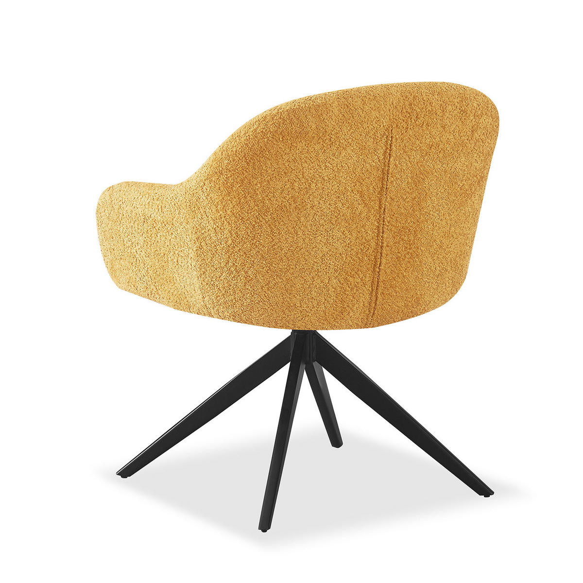 SESSEL LENA Gelb - Gelb, Metall (65/80/64cm) - B&D Home