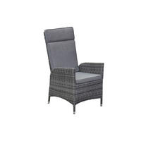 GARTENSTUHL Trenton 68x60x109 cm, Kunststoff, Anthrazit - Anthrazit, Kunststoff (68/109/60cm) - dasmöbelwerk