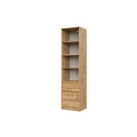 BÜCHERREGAL Wotan Eiche 50/200/43 - Eiche Wotan, Holzwerkstoff (50/200/43cm) - RAUMHIRSCH FURNITURE