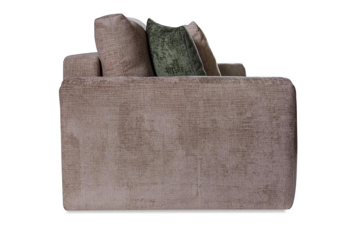 SOFA Alcamo Braun, Schlafsofa - Cappuccino, Holzwerkstoff/Textil (250/93/118cm) - Bettso