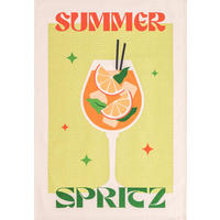 GESCHIRRTUCH SALUTI Summer Spritz - Gelb, Textil (50/70cm) - Magma Heimtexx
