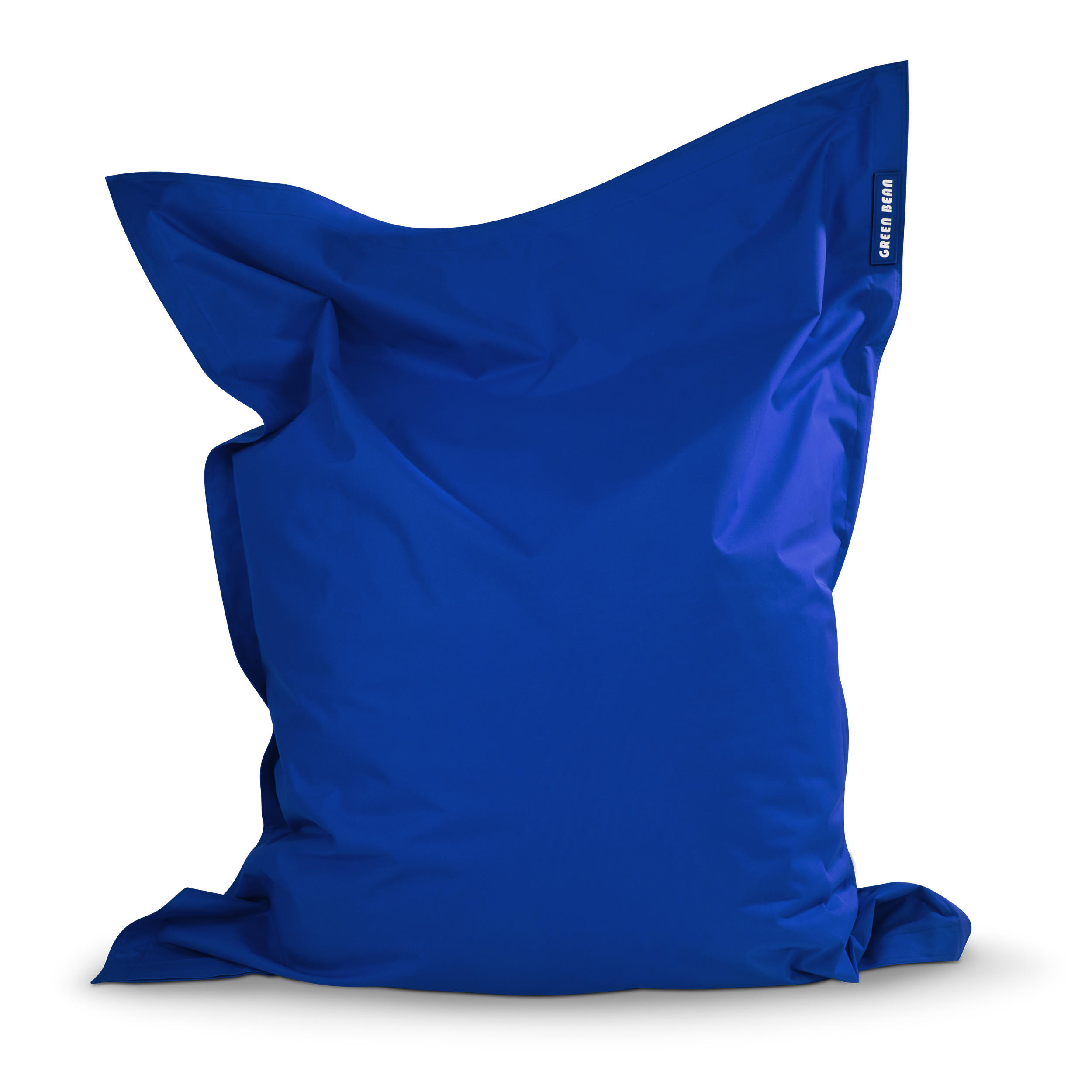 SITZSACK XXL "Square" 140x180cm - 380 L - Blau, Textil (140/25/180cm) - Green Bean