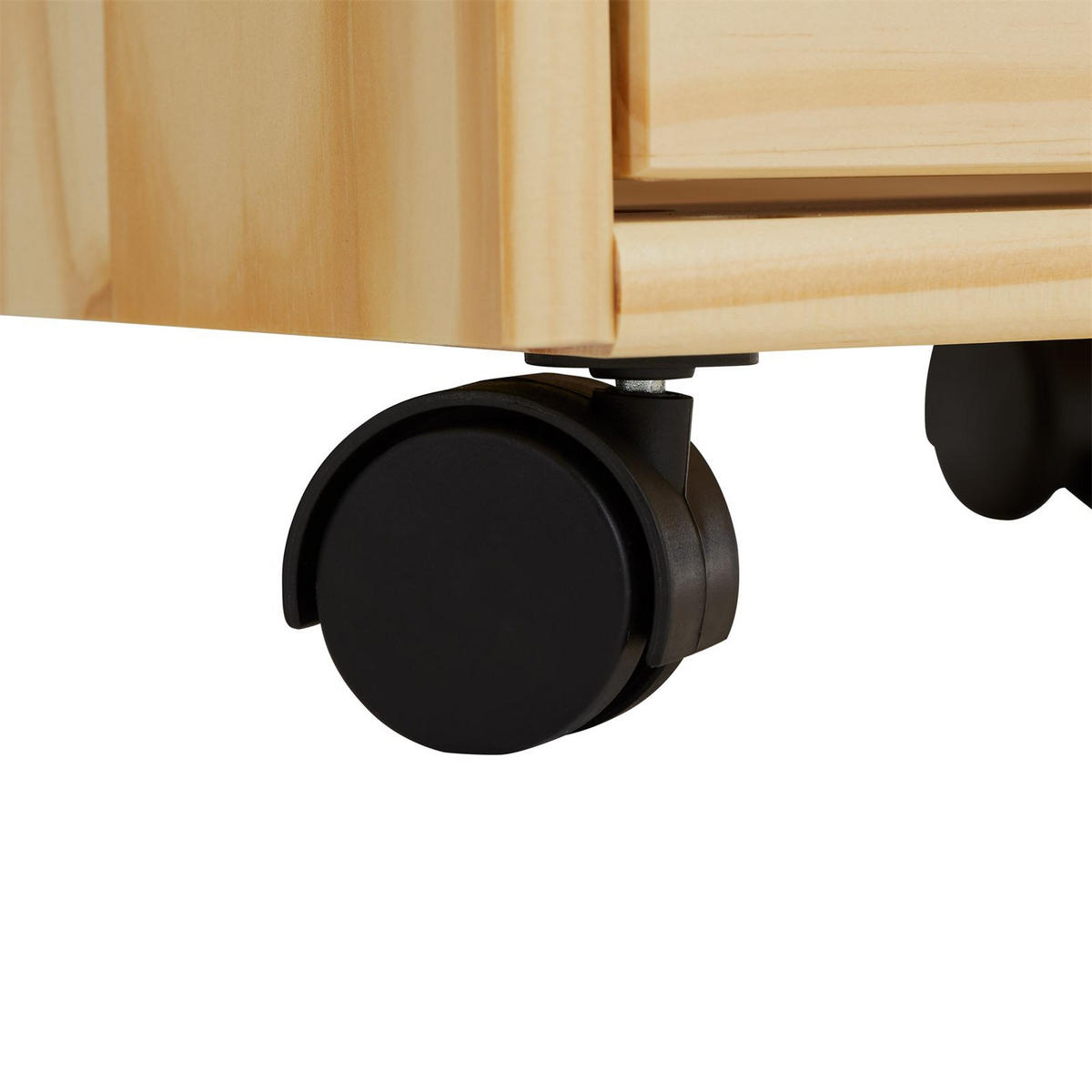 ROLLCONTAINER LAGOS - Naturfarben, Holz (35/65/40cm) - IDIMEX