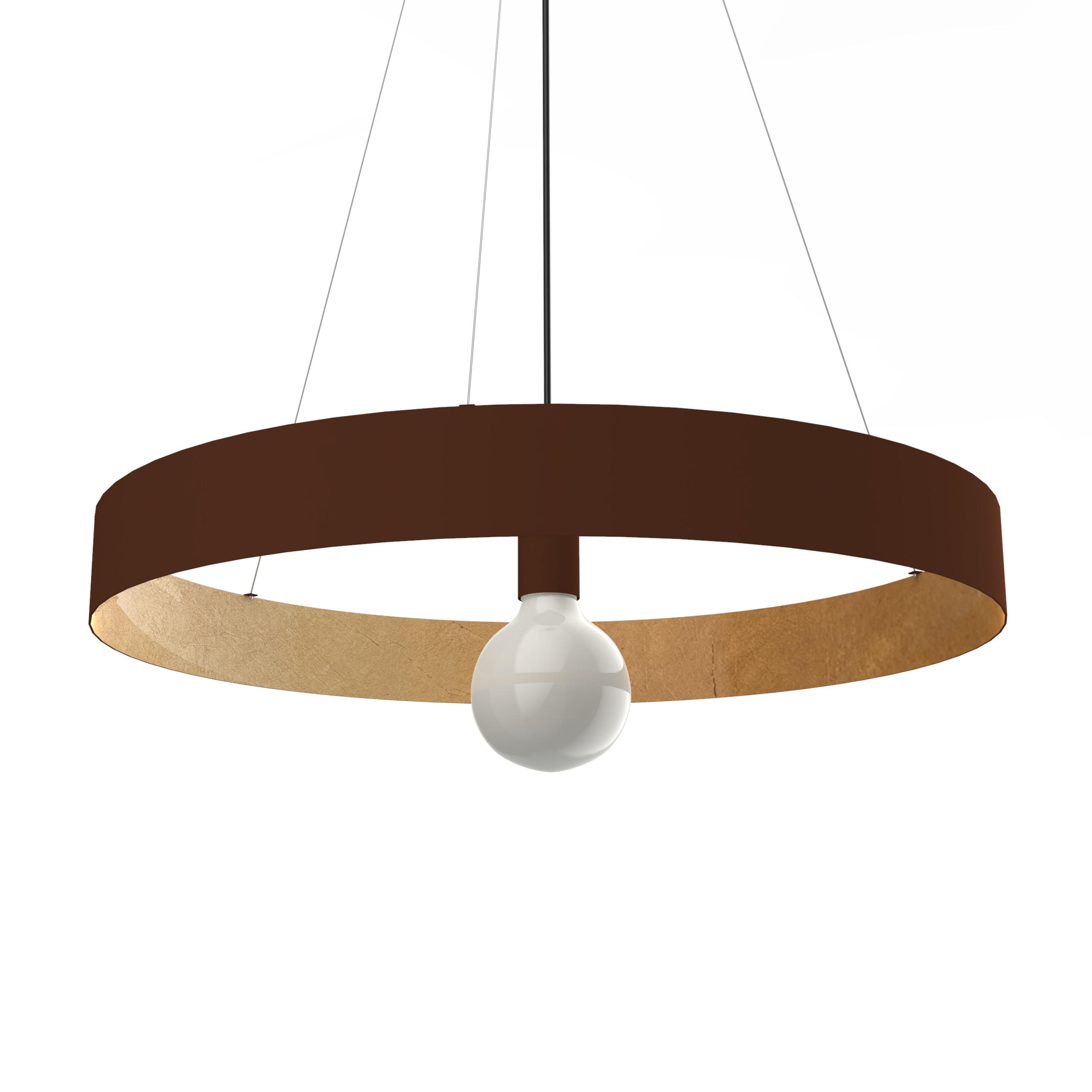 HÄNGELEUCHTE - Goldfarben, Metall (60/60/6cm) - Lumicom