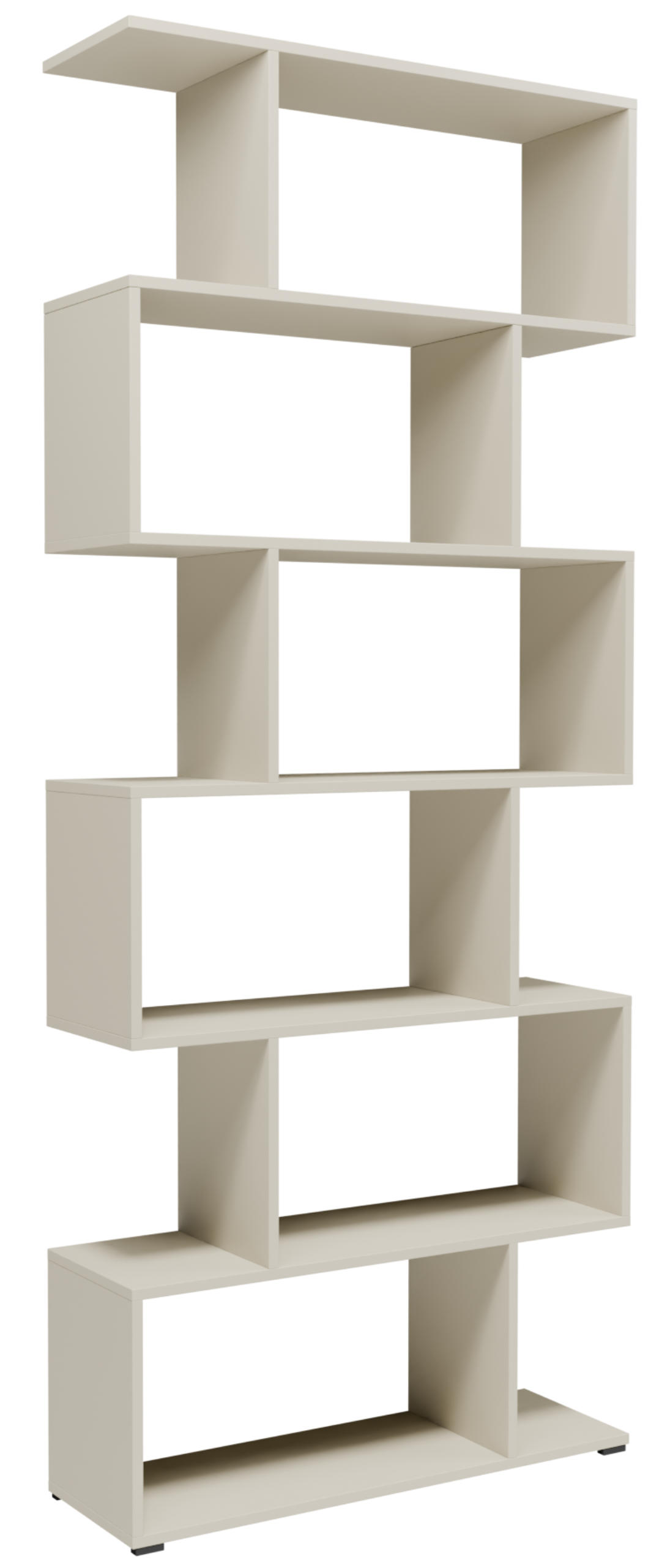 BÜCHERREGAL CR3-SLIM Kaschmir 80/25/190 cm - Kaschmir, Holzwerkstoff (80/190/25cm)