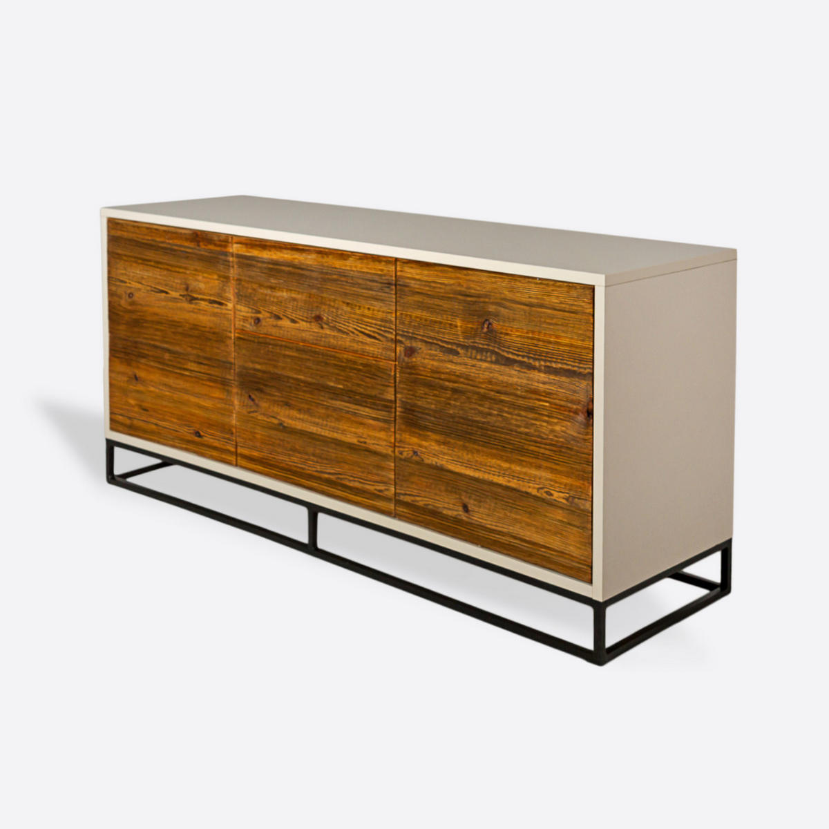 TV-SCHRANK/KOMMODE aus Massivholz für das Wohnzimmer ADEO - Eichefarben, Holz (130/60/40cm) - Rawood Furniture