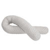 BETTSCHLANGE Lil Planet grau - Hellgrau, Textil (170/12cm) - Roba