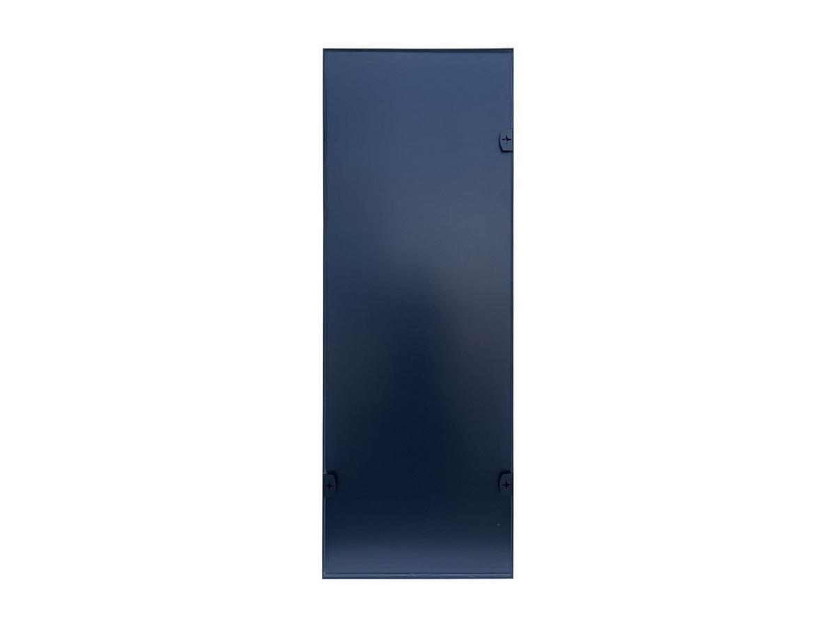 WANDSPIEGEL - 70 cm x 3 cm - metall - schwarz Myra - Schwarz, Metall (70/200/3cm) - Vente-Unique