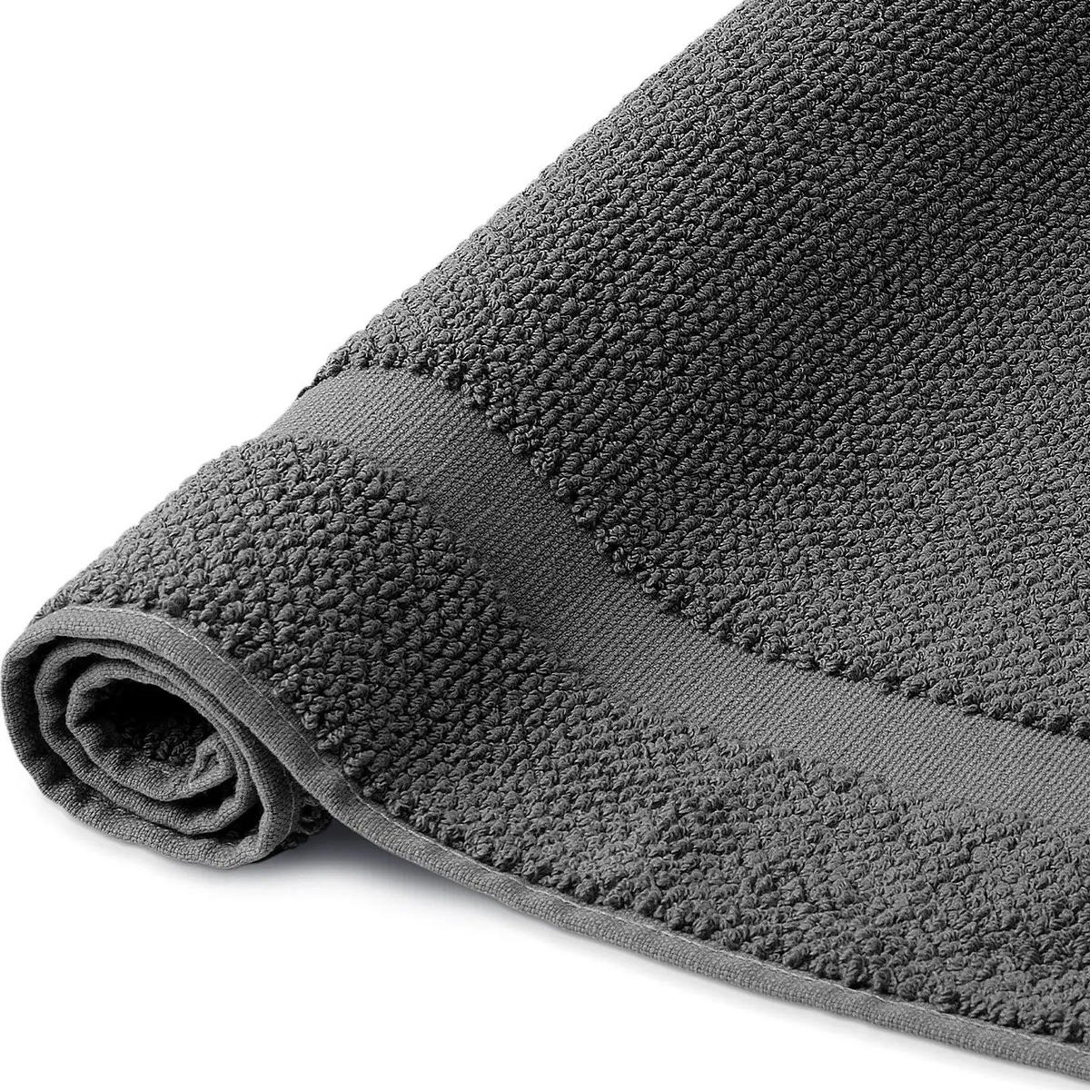 BADVORLEGER Spa Anthrazit 60 x 100 cm - Anthrazit, Textil (60/100cm) - Herzbach Home