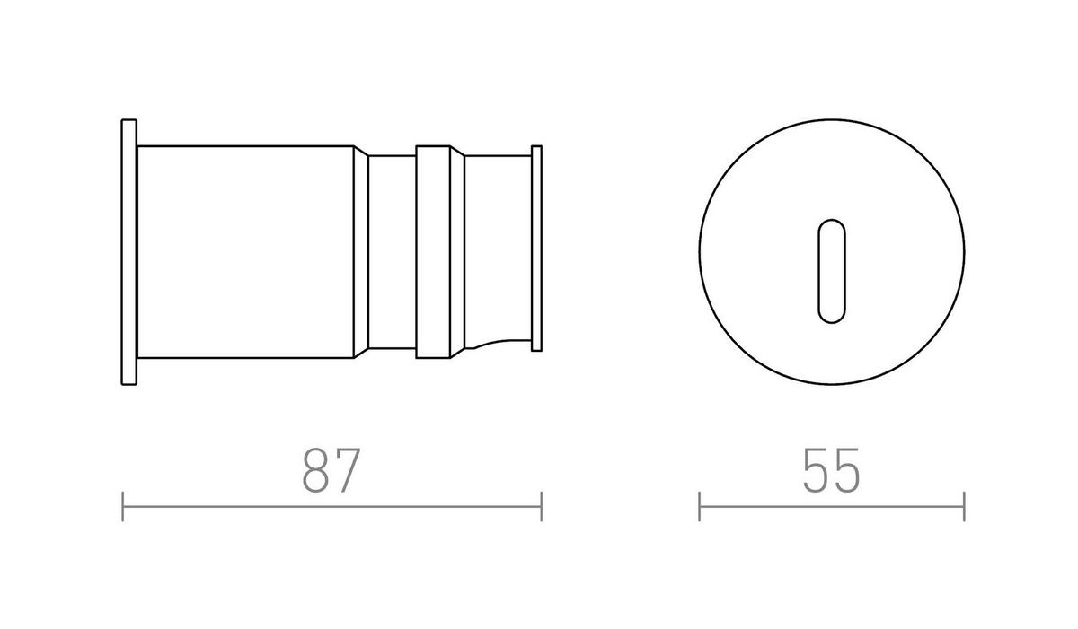 EINBAULEUCHTE IRIA R Weiß 3 W - Weiß, Metall (55/55/5.5cm) - Rendl