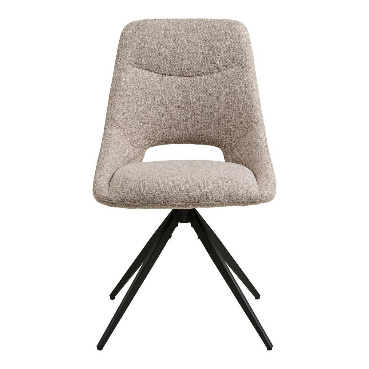ESSZIMMERSTUHL, Beta, Sandfarben, Stoff, 58 x 52 x 88 cm - Sandfarben, Textil/Metall (58/88/52cm) - ebuy24
