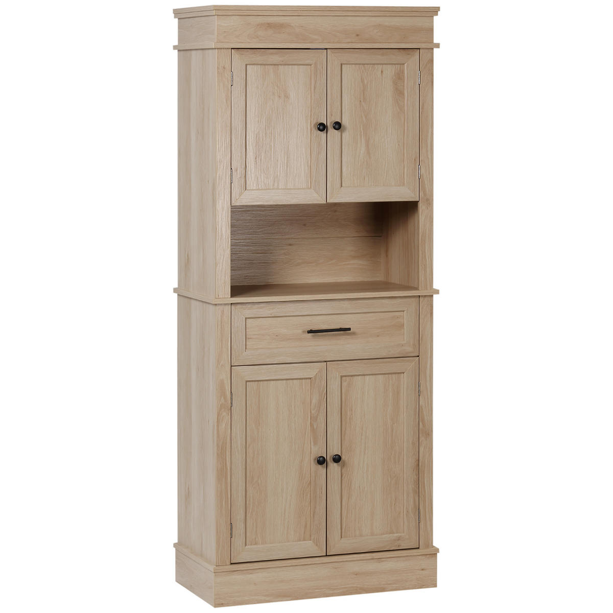 HIGHBOARD DE-11032 2 Schränke Eiche hell - Naturfarben, Holzwerkstoff (39.5/183/74cm) - ComfortXL