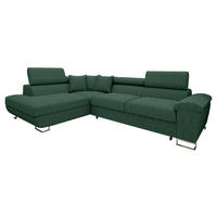 COLTAR Cotere Reiat, Stanga - verde, material textil/lemn (270/202cm) - MIRJAN24