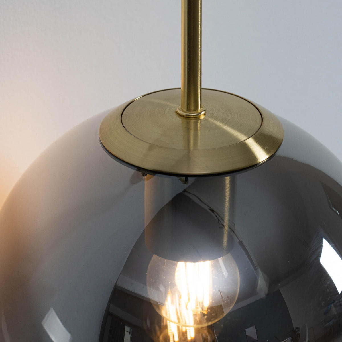 WANDLEUCHTE Claudia, Gold / Messing, 48cm - Goldfarben, Glas (15/48/20cm) - KOSILUM