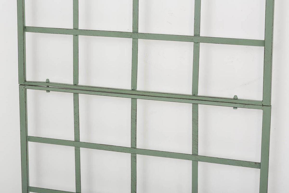 RANKGITTER Gunnar 70x1x180cm Metall Antik-Grün Rankhilfe - Grün, Metall (70/180/1cm) - DELUKE