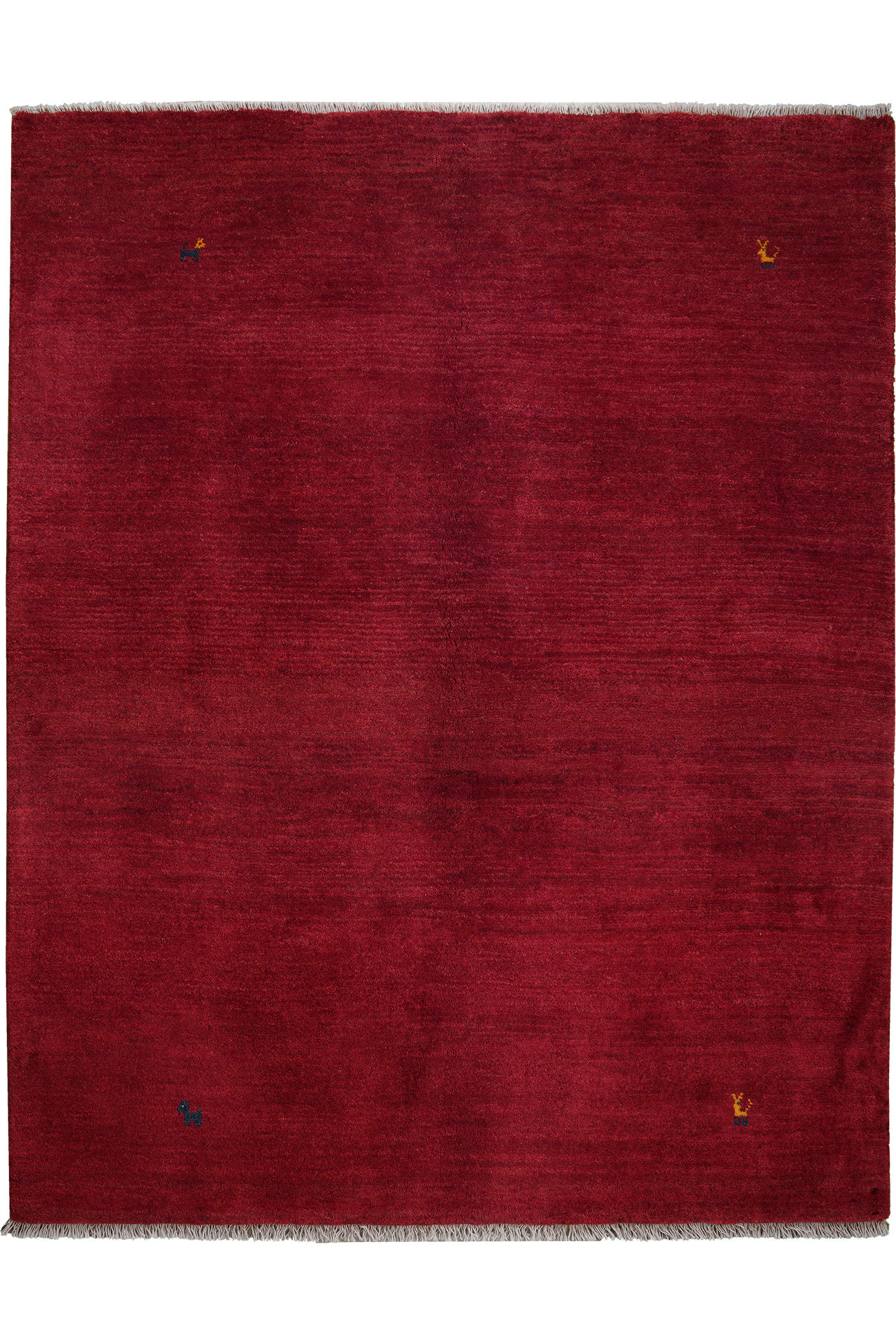 TEPPICH Gabbeh Rot 204/160 cm Schurwolle - Rot, Textil (160/204cm) - Looma