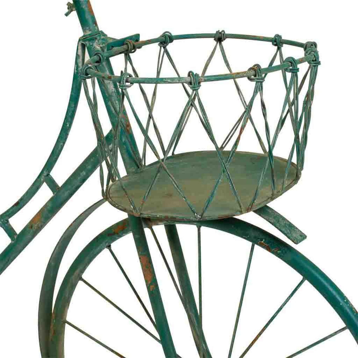 FAHRRAD metalldeko, Grün, 150x50x89 cm - Grün, Metall (150/89/50cm) - Wanderlust