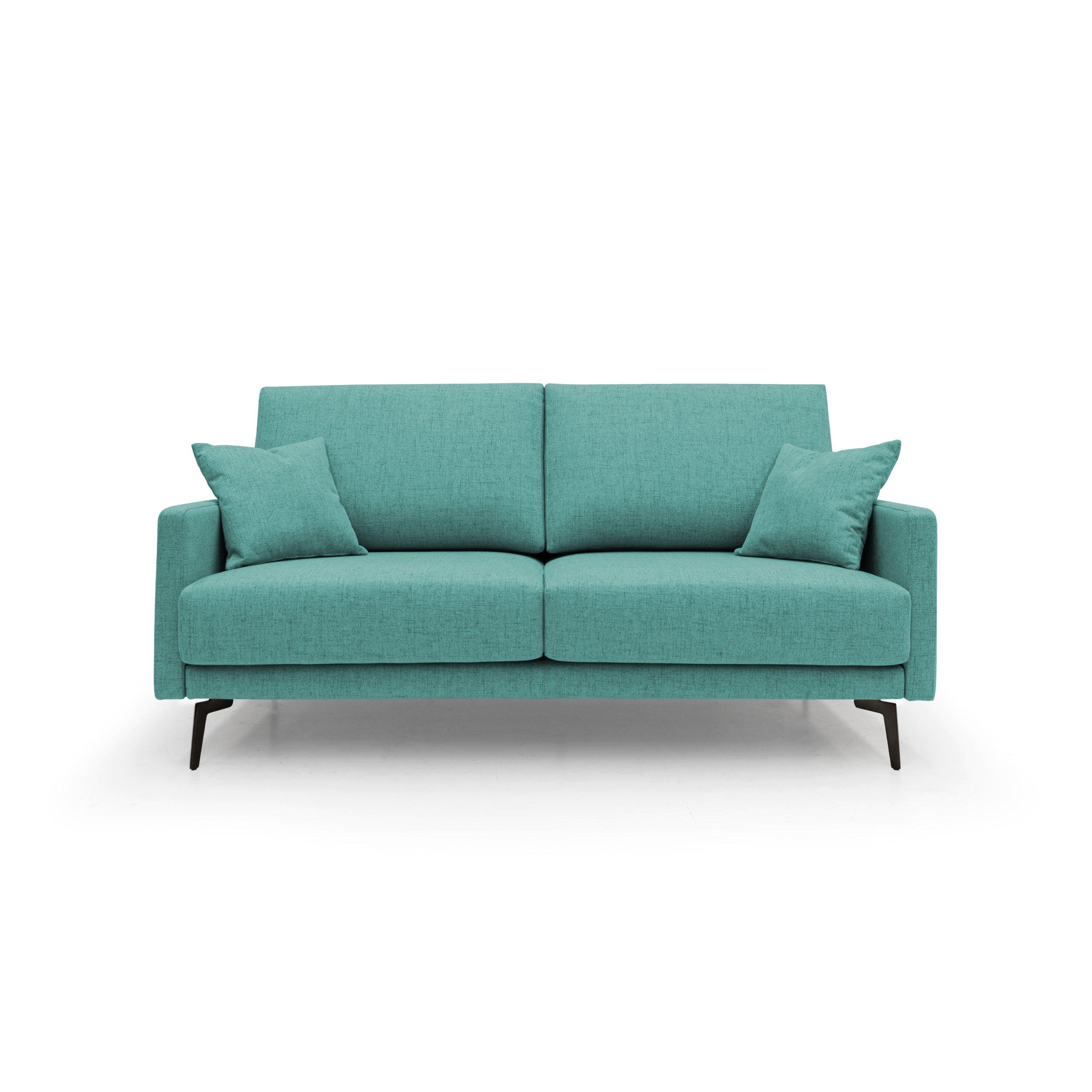 LINEARSOFA Saturno - Grün, Textil (160/94/90cm) - Divani.store
