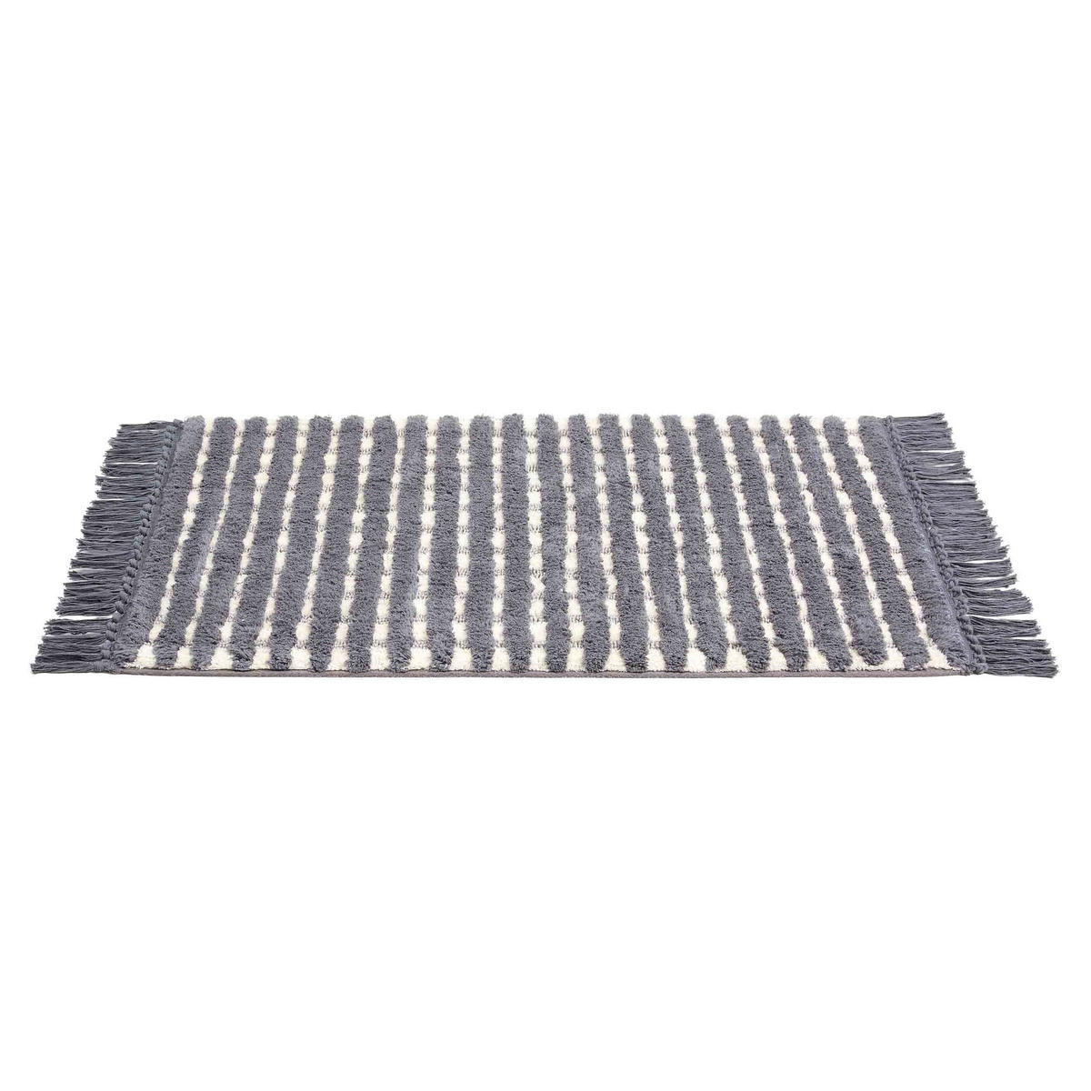 BADEMATTE BAHAMAS - Anthrazit, Textil (67/110cm) - Schöner Wohnen