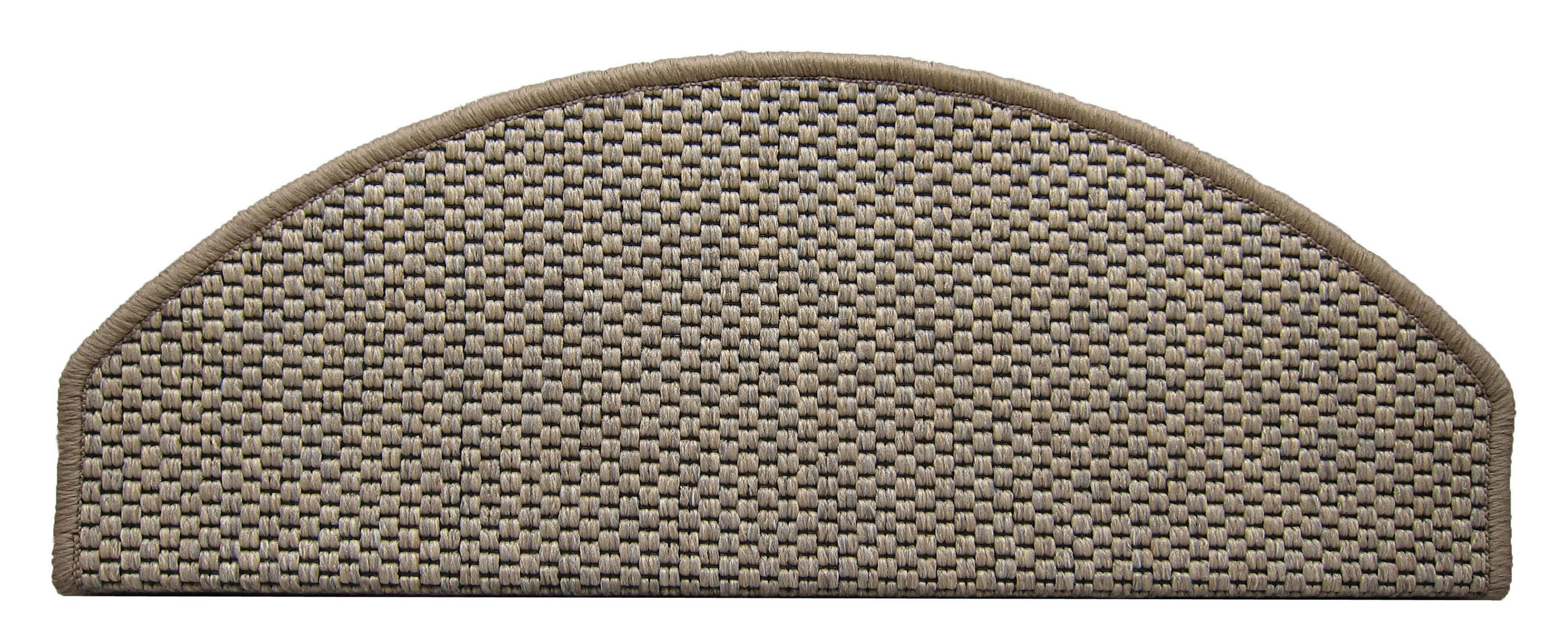 STUFENMATTE Set. 15 Stück "Florenz" Sisal Optik Flachgewebe Beige 24 x 65 cm - Beige, Textil (24/65/4cm) - oKu-Tex